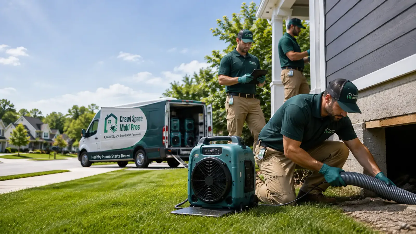 Crawl Space Mold Removal in Mulliken, MI